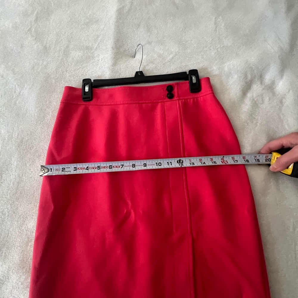 Ann Taylor Vibrant Red Pencil Skirt - Picture 12 of 13